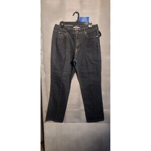 Bandolino Jeans Women's 30 X 28 Modern Straight Leg Dark Blue Denim Jeans